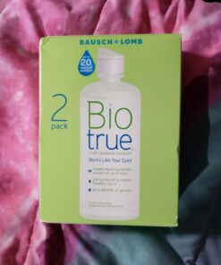 Biotrue Contact Lens Solution, Multi-Purpose Solution for Soft Contact Lenses, Lens Case Included, 10 FL OZ (Pack of 2) 10 Ounce (2 Pack) 31 71LowGoJyfL