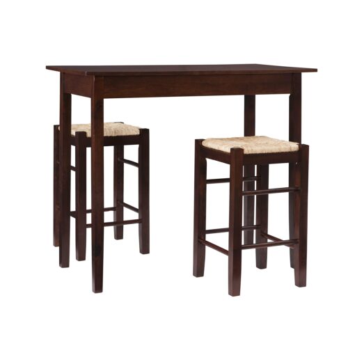 Linon Tavern Three Piece Counter Set, Espresso