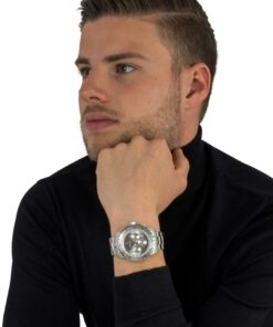 Invicta Men's Specialty Quartz Watch with Stainless Steel Band 45mm Silver 29 71LpTVaFmVL