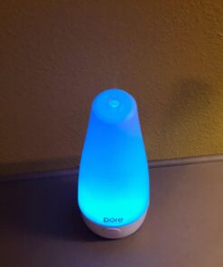 Pure Enrichment® PureSpa™ Essential Oil Diffuser - Compact Ultrasonic Aromatherapy Diffuser, Natural Air Deodorizer, 100ml Water Tank, and Optional Mood Light - Lasts Up to 7 Hours with Auto Shut-Off 41 71LpXyAgqhL