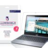 ILLUMISHIELD Screen Protector Compatible with Acer Chromebook 11 C720P (2-Pack) Clear HD Shield Anti-Bubble and Anti-Fingerprint PET Film 10 71Lpl3mpu1L