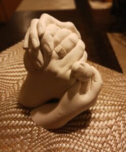 Luna Bean Huge Oversize XL Family Hand Casting Kit – Family Size Hand Molding Kit – Casts 6 Hands Comfortably Adults & Kids, Gifts for Family with Kids - Thanksgiving Gifts Family XL 68 71Lqbi66aBL