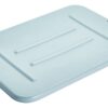 Rubbermaid Commercial Products FG364800GRAY Food Service Bus/Utility Tote Box Lid for 4 5/8 gal, Gray 4.6 Gallon
