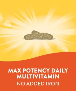 Nature's Way Alive! Max3 Potency Multivitamin, Antioxidants & High Potency B-Vitamins to Support Cellular Energy Metabolism*, No Added Iron, 180 Tablets 180 Count (Pack of 1) 16 71Lrh1D6PmL