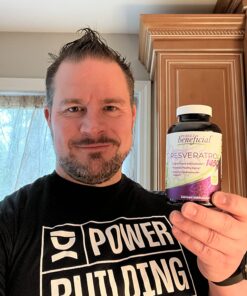 PURELY beneficial RESVERATROL1450-90day Supply, 1450mg per Serving of Potent Antioxidants & Trans-Resveratrol, Promotes Anti-Aging, Cardiovascular Support, Maximum Benefits (1bottle) 32 71Ls26A9aWL 1