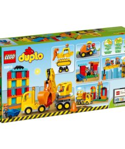 LEGO DUPLO Big Construction Site 10813 Building Set with Toy Dump Truck, Toy Crane and Toy Bulldozer for a Complete Toddler Construction Toy Set (67 Pieces) 20 71Ls792mk1L