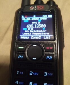 BTECH DMR-6X2 (DMR and Analog) 7-Watt Dual Band Two-Way Radio (136-174MHz VHF & 400-480MHz UHF), with GPS and Recording, Includes Full Kit with 2 Batteries, Programming Cable, and More 22 71LtM7mEIsL