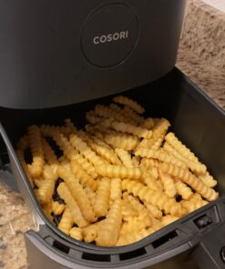 COSORI Air Fryer Oven Pro LE 5-Qt Airfryer, Quick Meals, UP to 450℉, Quiet, 85% Oil less, Recipes, 9 in 1, Compact, Dishwasher Safe 5 QT Gray 35 71Ltv2BhFzL