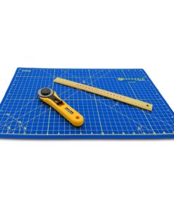 Crafty World 12 x 18 Cutting Mat for Sewing, Self Healing Double Sided Quilting Crafts Mat - Fabric Cutting Mat - Non Slip surface - Rotary Cutting Board A3-12x18 Blue 16 71LuNXKRm7L