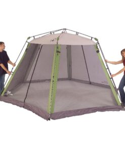 Coleman Skylodge Screened Canopy Tent with Instant Setup, 10x10/15x13ft Portable Screen Shelter with 1-Minute Setup for Bug-Free Lounging, Great for Picnic, Yard, Beach, Park, Camping, & More 15 X 13 Feet Green 29 71LueXptjoL