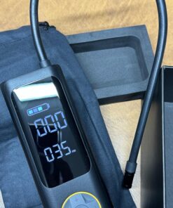 Fanttik X8 APEX™ Tire Inflator Portable Air Compressor, 2X Faster Inflation, 150PSI Cordless with LCD Dual Screen, Suitable for MPV, Cars, E-Bikes, Motorcycles, For Up to 26.3 Inch Tires Black Standard Package 35 71LusIg dSL