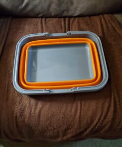 ustFlexWare Collapsible Sink with 2.25 Gal Wash Basin for Washing Dishes and Person During Camping, Hiking and Home 42 71Lv8QWfMwL