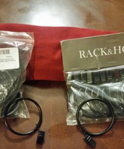 Set of 14 Decorative Drapery Curtain Clip Rings, 2" Interior Diameter, Black Premium Iron Metal Material 33 71LvJn6ElNL