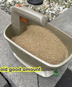 Scotts Wizz Spreader for Grass Seed, Fertilizer, Salt and Ice Melt, Handheld Spreader Holds up to 2,500 sq. ft. of Product 1 Pack 37 71LvjAjlyDL 1