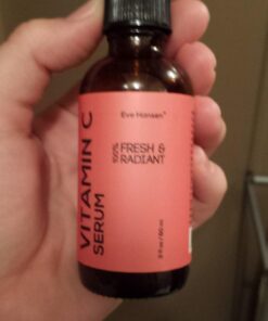 Eve Hansen Vitamin C Serum for Face | (2 OZ) Facial Serum with Natural, Organic Hyaluronic Acid, Vitamin E and Aloe Vera | Brighten, Reduce Appearance of Wrinkles, Fine Lines and Dark Spots 2 Fl Oz (Pack of 1) 45 71LwEqYfq9L