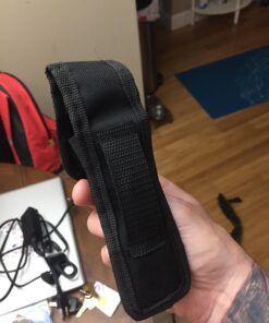 SABRE Nylon Belt Holster for Magnum 120 Series, Fits 122 Gram (4 Ounce) Models, Provides Quick Access To Protection, Durable Design, Velcro Closure Black 17 71LwudOx45L