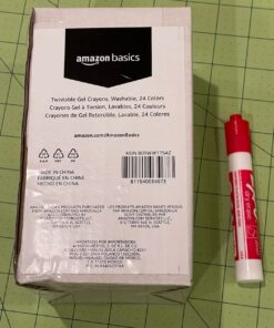 Amazon Basics Twistable Pack of 24 Gel Crayons, Washable, 24 Colors 41 71LxKtu5IxL