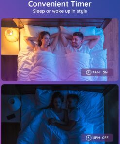 Govee Smart Light Bulbs, WiFi Bluetooth Color Changing Light Bulbs, Music Sync, 54 Dynamic Scenes, 16 Million DIY Colors RGB Light Bulbs, Work with Alexa, Google Assistant Home App, 4 Pack Multi-colored 4 Count (Pack of 1) 24 71LxkcOXuVS