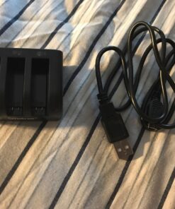 Smatree 1290mAh Replacement Battery Compatible for GoPro Hero4 (Pack of 2) Bundle with 3-Channel Charger and USB Cord 30 71LyISEUx8L