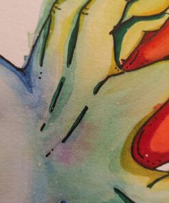 Paul Rubens Watercolor Paper Block, Artist Quality Hot Pressed Paper for Watercolors and Wet Media Block, 100 Percent Cotton, 10.63 x 7.68 inches, 140lb, 20 Sheets (Pink) Pink Cover-Block 10.63" x 7.68" 44 71LyULw0weL