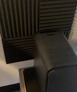 12 pack Acoustic Panels Self-Adhesive, 1" X 12" X 12" Quick-Recovery Sound Proof Foam Panels, Acoustic Foam Wedges High Density, Soundproof Wall Panels for Home Studio,Carbon Black 1 Inch 12 Pack Self Adhesive 34 71Lyt8MqsVL