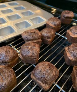 USA Pan Bakeware Aluminized Steel Brownie Bite Pan, 20 Well 20-Well Brownie Bites 26 71Lz8tsS6KL