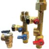 Matsui 3/4 inch, 3/4" Isolation Valve Kit with Pressure Relief Valve for Tankless Water Heater,FNPT x FNPT, Compatible with Rinnai, Jacuzzi, Rheem, Navien, Noritz, Takagi, Bosch,etc … FNPT x FNPT 20 71LzM5Go0fL