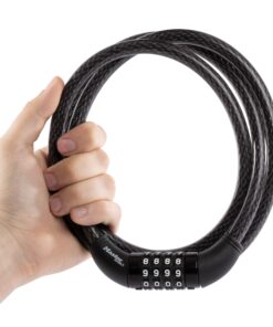 Master Lock 8370D Set Your Own Combination Bike Lock, 5 Feet Long , Black 5 Ft. Set your own combo Lock Cable 1 Pack 18 71LztyxYibL