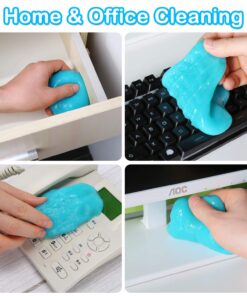 PULIDIKI Car Cleaning Gel Kit Universal Detailing Automotive Dust Car Crevice Cleaner Slime Auto Air Vent Interior Detail Removal for Car Putty Cleaning Keyboard Cleaner Car Accessories Blue 29 71M 113WmYL