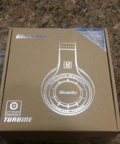 Bluedio V5.0 Bluetooth Headphones Over Ear, Wireless Bluetooth On-Ear Stereo Earphones Noise Cancelling, Soft Memory-Protein Earmuffs, w/Mic (Black) Black 62 71M K974kfL