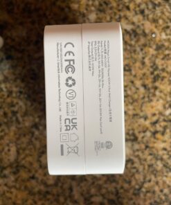 100W USB C Charger Block, MOKiN GaN III 2-Port Type C Wall Charger Foldable Power Adapter, USB C Power Adapter, for MacBook Pro/Air, iPhone 14 Pro Max, iPad, Google Pixelbook, and More White 38 71M eth7D3L