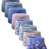 youlehe Men's Underwear Soft Bamboo Rayon Boxer Briefs Stretch Trunks Pack Large 8 Pack 013 7 71M0gnLuNYL