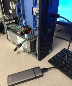 M.2 NVMe SATA SSD Enclosure Adapter Tool-Free, USB 3.2 Gen2 10Gbps External NVMe to USB PCI-E 6Gbps SATA M-Key / B+M Key, NVMe Reader Support UASP Trim for SSDs 2230/2242/2260/2280 SKUD0501-US 34 71M1PsvV06L