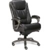 Serta Big and Tall Smart Executive Office ComfortCoils, Ergonomic Computer Chair with Layered Body Pillows, Big & Tall, Adjustable Height, Faux Leather, Black and Gray 25 71M1YtrnVUL