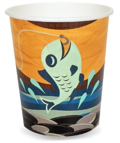 Birthday Express Let's Go Camping Party Supplies - 9 oz. Paper Cups (8)