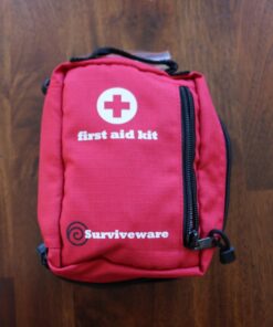 Surviveware Comprehensive Premium First Aid Kit Emergency Medical Kit for Trucks, Cars, Camping, Office and Sports and Outdoor Emergencies - Small 100 Piece Set Regular 53 71M3wqGxpyL