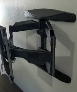 Mount Factory Heavy-Duty Full Motion TV Wall Mount - Articulating Swivel Bracket Fits Flat Screen Televisions from 42" to 70" (VESA 400 x 600 Compatible) - Tilt Swing Out Arm with 10' HDMI Cable 57 71M46S4kE2L