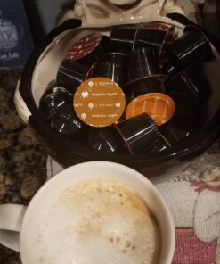 Gourmesso 50ct Flavored Espresso Pods | Int.5 | Proudly Fairtrade | Compatible with Nespresso Original Capsule Machines | Caramel Vanilla Chocolate Hazelnut Coconut | Medium Roast 50ct Flavors Bundle 10 Count (Pack of 5) 48 71M4VjICIAL