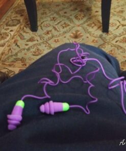 Plugfones Basic Earplug-Earbud Hybrid - Noise Reducing Earphones - Purple 6 71M4ak6sGbL