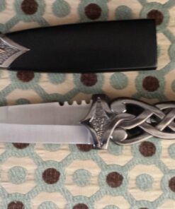 Ace Martial Arts Supply New Scottish Celtic Gaelic Twist Knot Blue Ruby Gemstone Wicca Dirk Dagger Knife, 9-Inch 55 71M4bkNQPxL