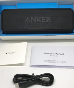 Anker Soundcore 2 Portable Bluetooth Speaker with 12W Stereo Sound, Bluetooth 5, Bassup, IPX7 Waterproof, 24-Hour Playtime, Wireless Stereo Pairing, Speaker for Home, Outdoors, Travel Black 41 71M5Vn FjzL