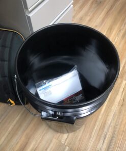 Hudson Exchange Premium 7 Gallon Bucket, HDPE, Black Pack of 1 18 71M6HLQz7tL