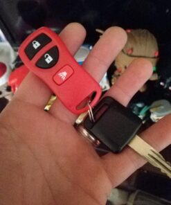 KeylessOption Keyless Entry Remote Control Car Key Fob Replacement for KBRASTU15, CWTWB1U733-Red (Pack of 2) Red 17 71M6aU0DrtL