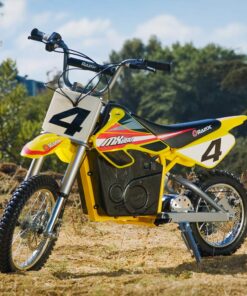 Razor RSF350 & RSF650 Electric Street Bike Rsf650 + Dirt Bike, Yellow Standard Packaging 13 71M6q3kqRL