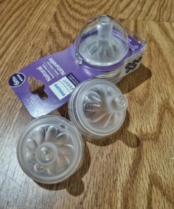 Philips AVENT Natural Response Baby Bottle Nipples Flow 5, 6M+, 4pk, SCY965/04 6 Month + 39 71M6wGHhKUL