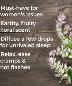 Plant Therapy Clary Sage Essential Oil 100% Pure, Undiluted, Natural Aromatherapy, Therapeutic Grade 10 mL (1/3 oz) 0.33 Fl Oz (Pack of 1) 21 71M6zFUIMLL