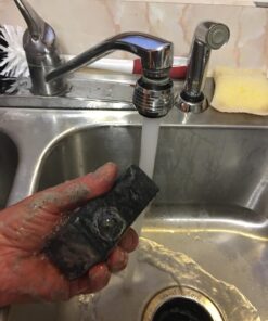 Bali Soap Grease Monkey - Natural Soap for Men, Dad, Husband - Special Father's Day Gift - Activated Charcoal Scrub for Mechanic - Cleans Dirty, Greasy Hands - Pack of 2, 7oz Bar 7 Ounce (Pack of 2) 22 71M7WSaZ2pL