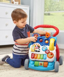 VTech Sit-To-Stand Learning Walker (Frustration Free Packaging), Blue 25 71M8bL7wb4L