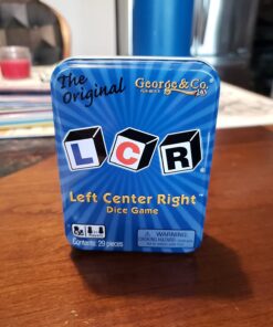 LCR® Left Center Right™ Dice Game - Blue Tin 22 71M8fj9LWWL