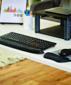 Fellowes 9178201 Memory Foam Wrist Rest, Black (91782), 2.94 x 19.94 x 0.94 inches 21 71M8iczx6CS